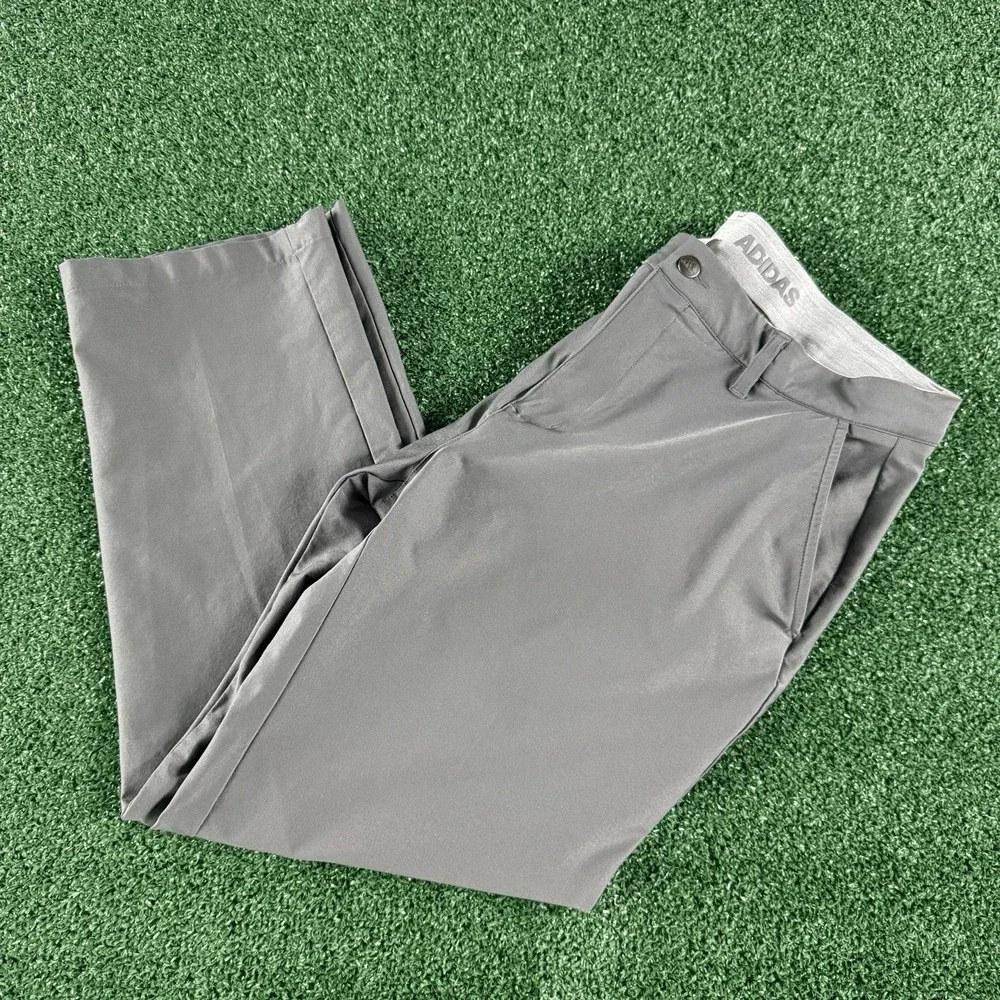 Adidas Golf Pants Mens Size Size 36x30 Performance Gray